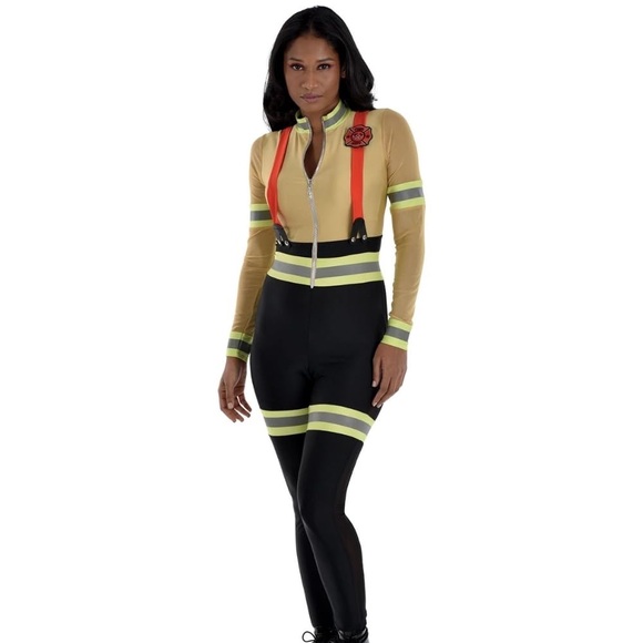 Amscan Pants - Woman’s Fire fighter Halloween Costume amscan